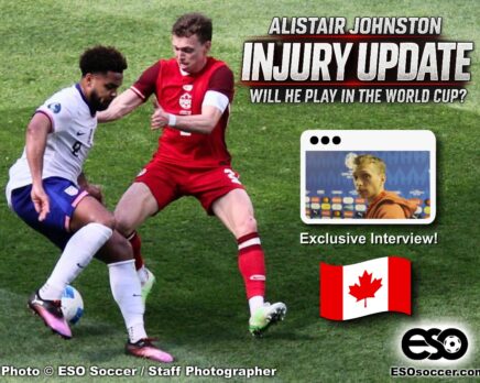 CNMT Canada national soccer team player number 2 Alister Johnson Video Interview