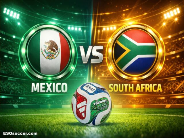 When Does The World Cup Start Mexico vs South Africa