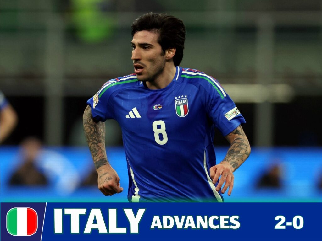 Italy Advances World Cup Playoffs Sandro Tonali