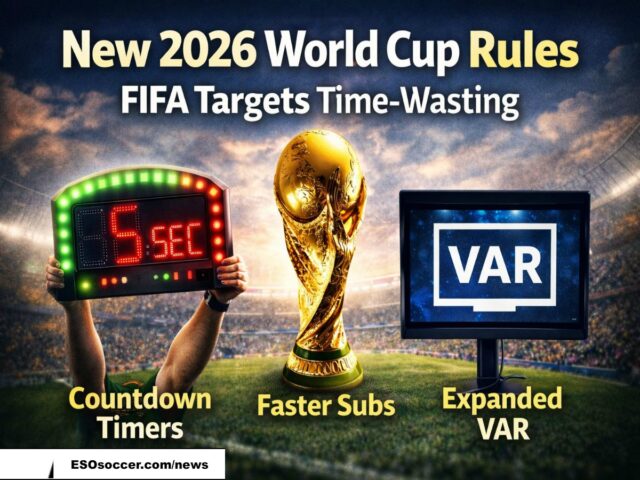 World Cup Timers Rule Changes for 2026